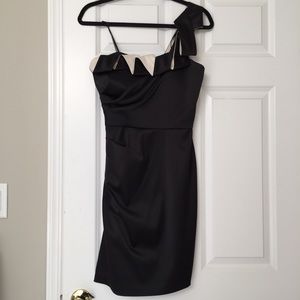 Max & Cleo Origami One Shoulder Dress